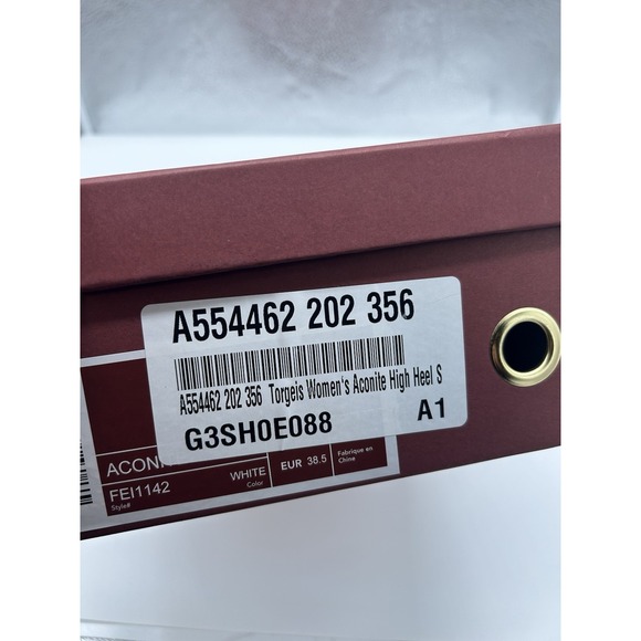 New Torgeis Aconite Faux Leather High Heel Thong Sandals Black Size EU 38.5 US 8 - Picture 8 of 8